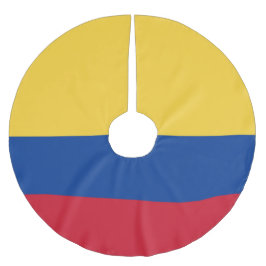 Colombia flagga julgransmatta borstad polyester