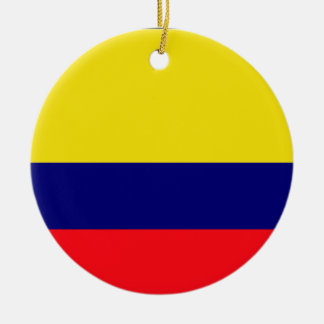 Colombia flagga julgransprydnad keramik