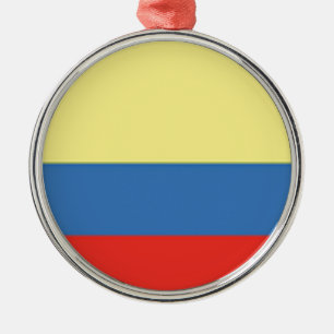 Colombia Flagga Julgransprydnad Metall