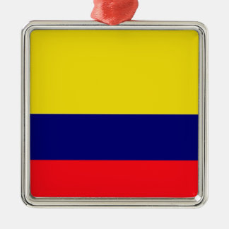 Colombia flagga julgransprydnad metall