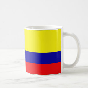 Colombia flagga kaffemugg