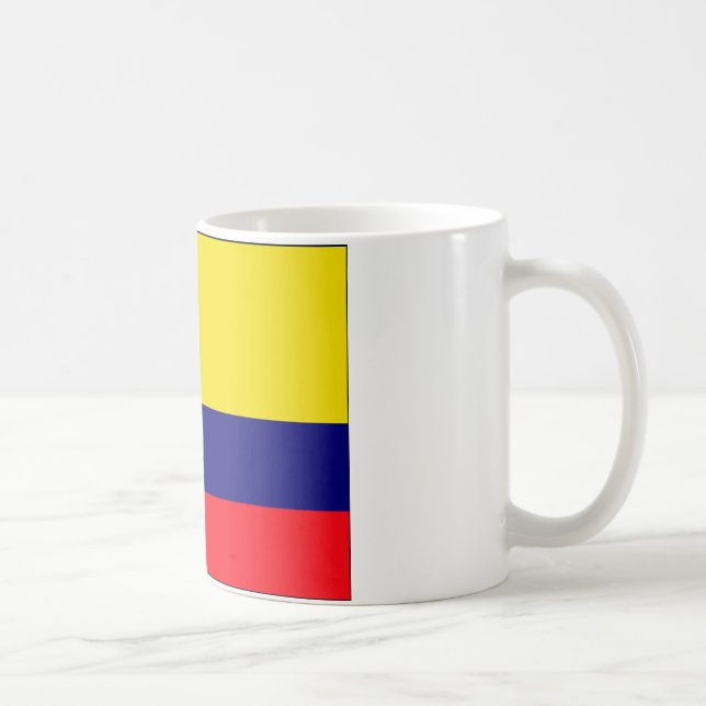 Colombia flagga kaffemugg (Höger)
