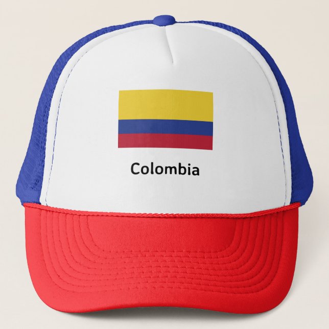 Colombia Flagga Keps (Framsida)