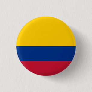 Colombia Flagga Knapp