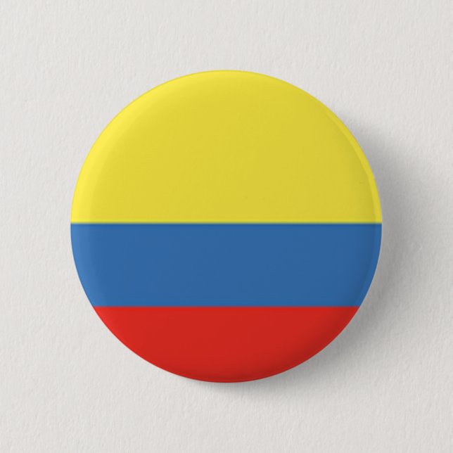 Colombia Flagga Knapp (Framsida)
