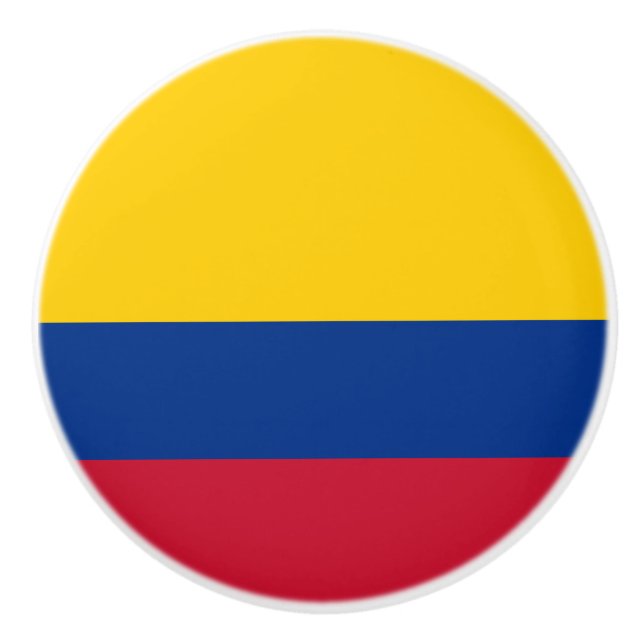 Colombia Flagga Knopp (Framsidan)