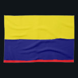 Colombia flagga kökshandduk<br><div class="desc">Colombias flagga</div>