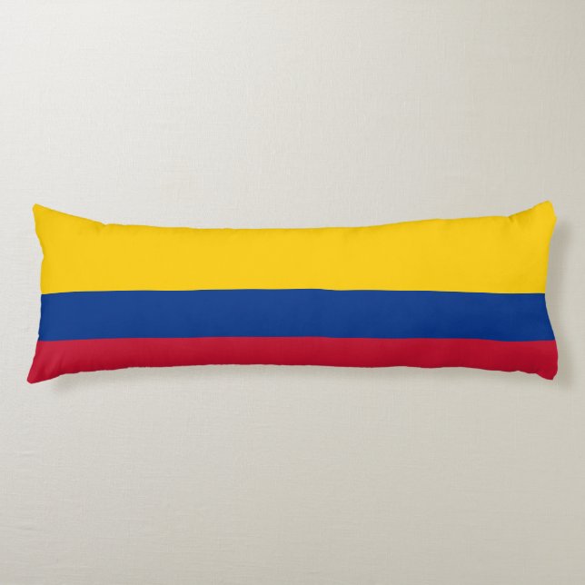 Colombia Flagga Kroppskudde (Framsidan)