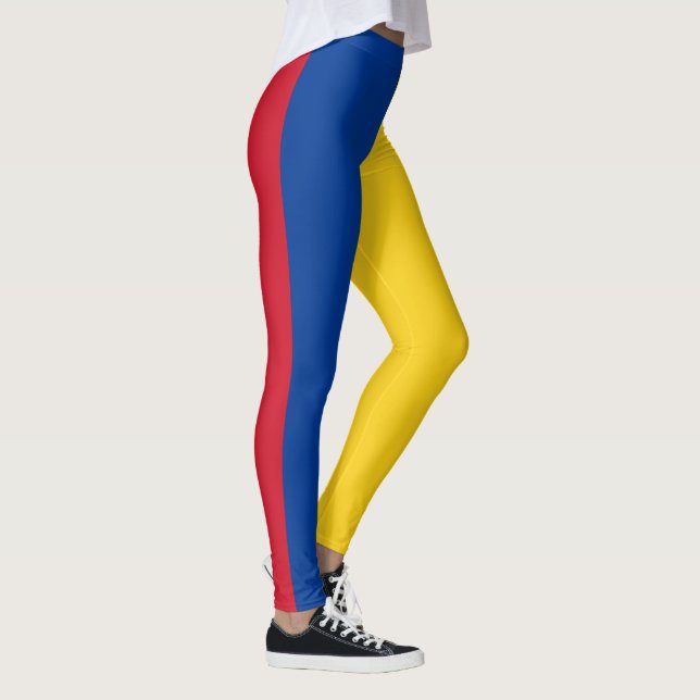 Colombia flagga leggings (Höger)