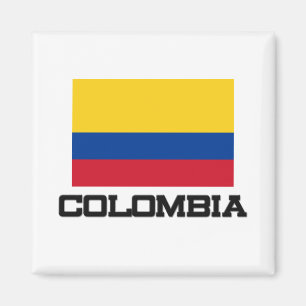 Colombia flagga magnet