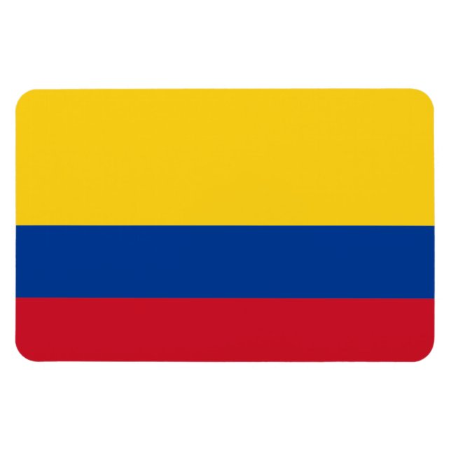 Colombia Flagga Magnet (Horisontell)