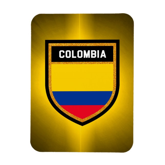 Colombia Flagga Magnet (Vertikal)