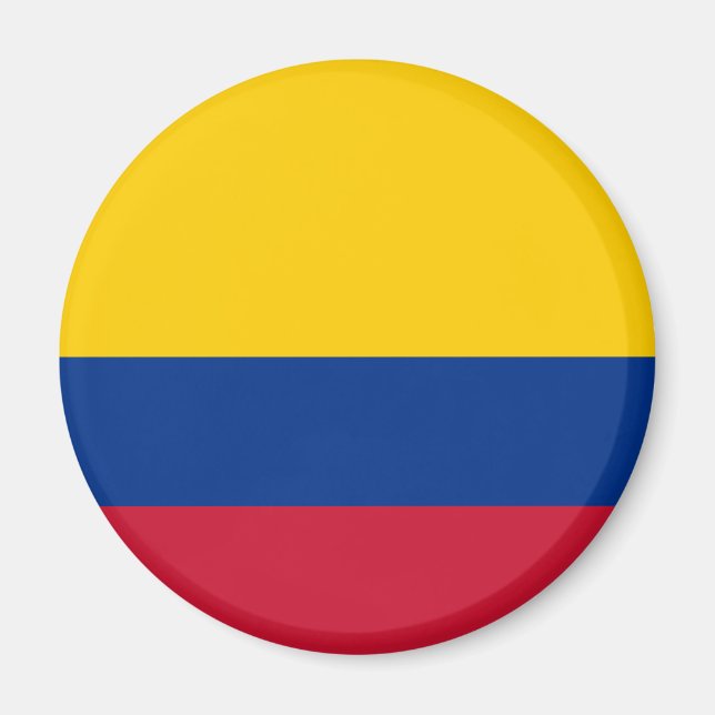 Colombia Flagga Magnet (Framsidan)