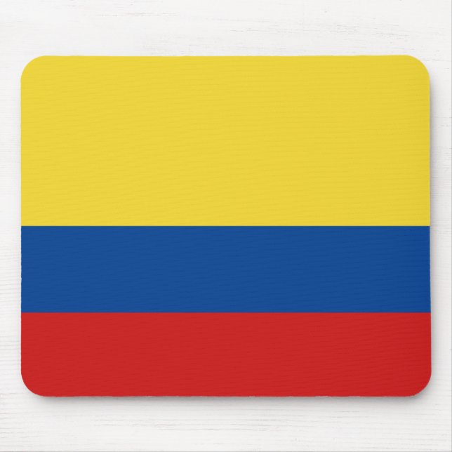 Colombia flagga Mousepad Musmatta (Framsidan)