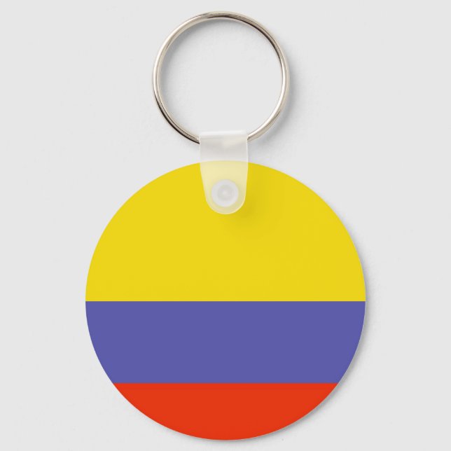 Colombia Flagga Nyckelring (Framsida)