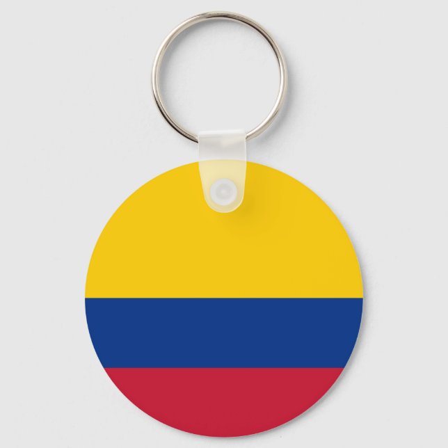Colombia Flagga Nyckelring (Framsida)