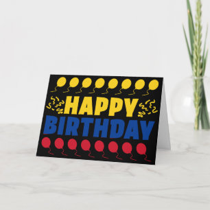 Colombia Flagga Patriotic Birthday Kort