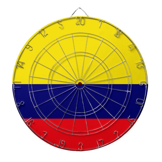 Colombia flagga piltavla (Framsidan)