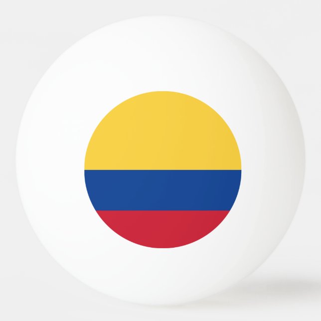 Colombia flagga pingisboll (Framsidan)