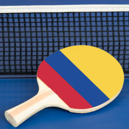 Colombia flagga pingisracket