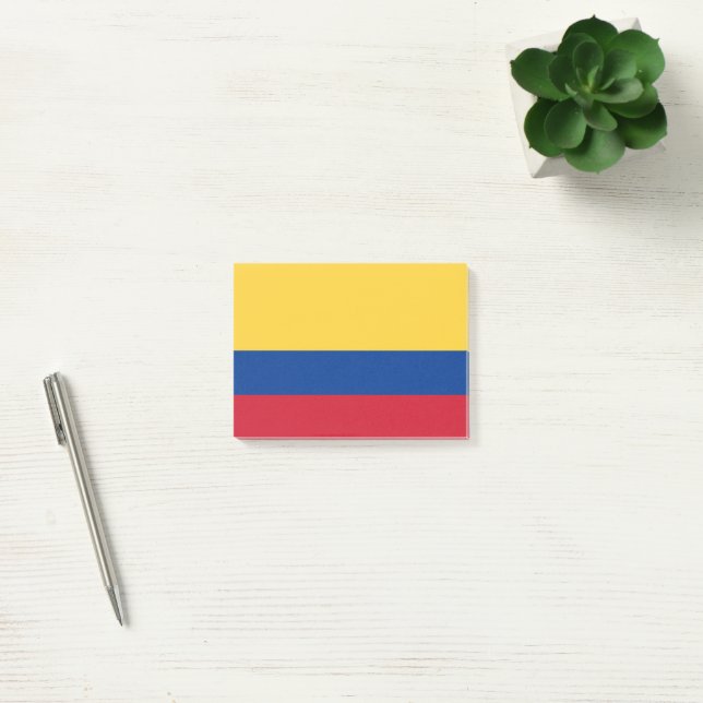 Colombia flagga post-it block (Kontor)