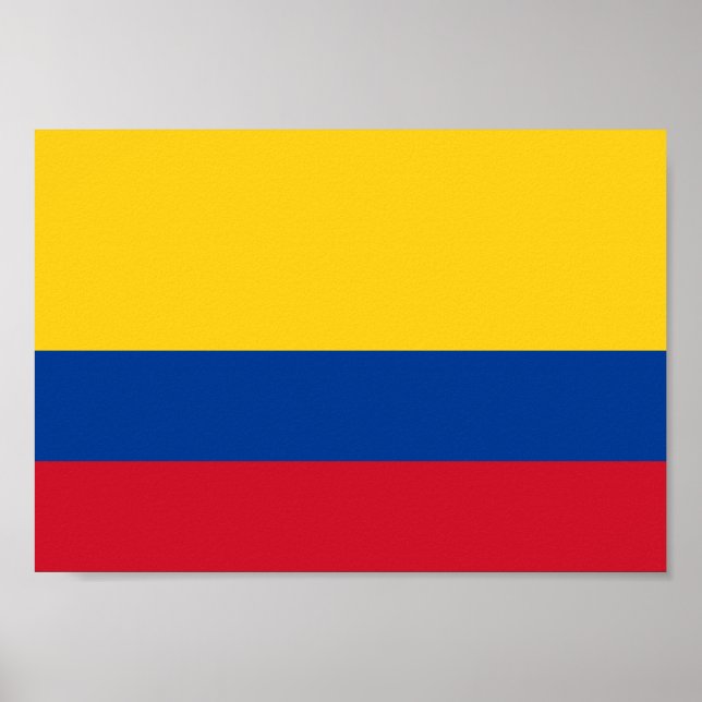 Colombia Flagga Poster (Framsidan)