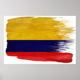 Colombia Flagga Poster