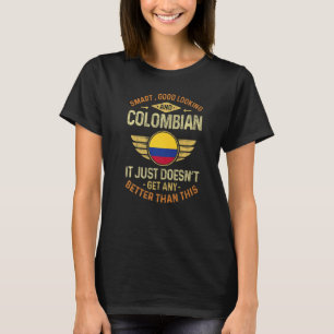 Colombia Flagga Proud colombianerna Manar & Women T Shirt