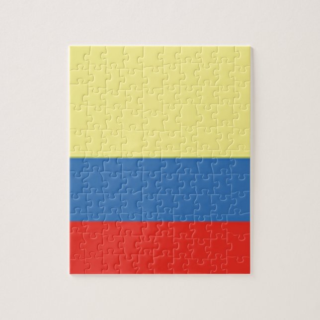 Colombia Flagga Pussel (Vertikal)
