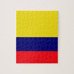 Colombia flagga pussel