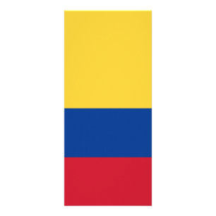 Colombia flagga reklamkort