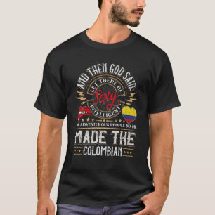 Colombia Flagga Souvenirs för colombianerna Manar T Shirt