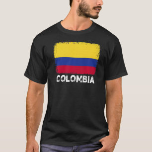 Colombia Flagga Support Colombias People Women Man T Shirt
