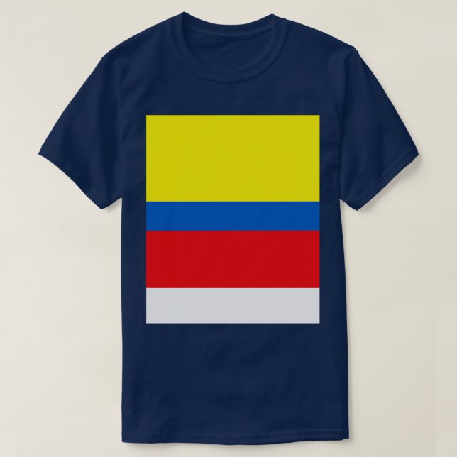 Colombia Flagga T Shirt (Design framsida)