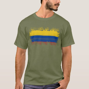 Colombia flagga t shirt