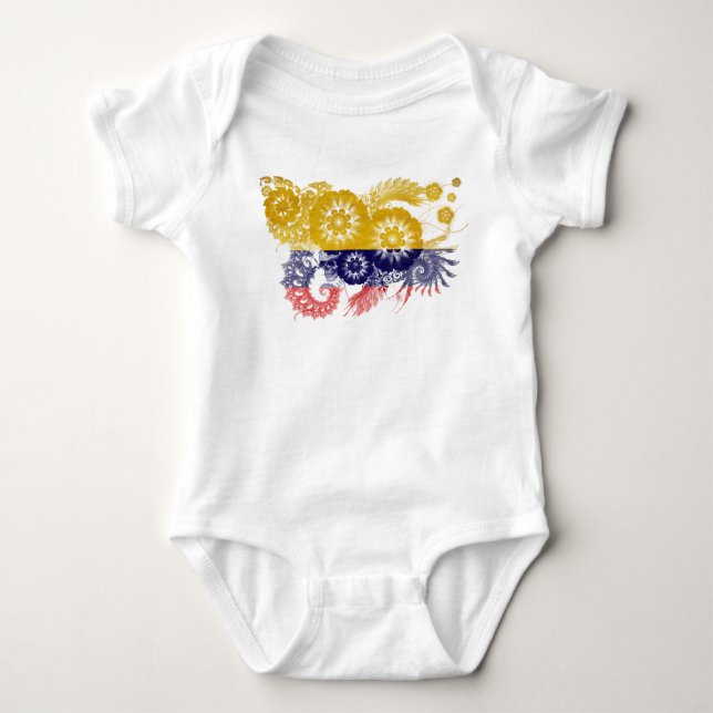 Colombia flagga t shirt (Framsida)