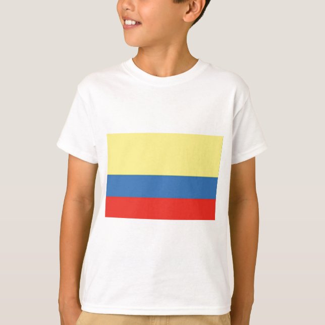 Colombia Flagga T-shirt (Framsida)