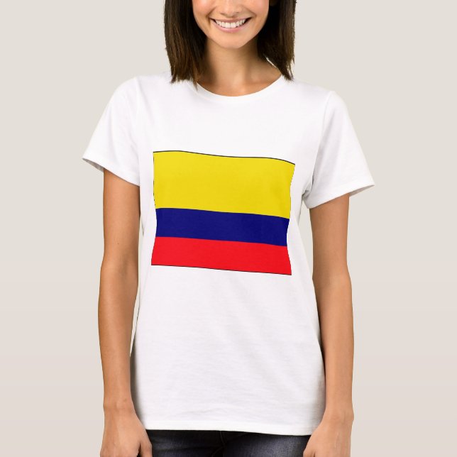 Colombia flagga tee (Framsida)