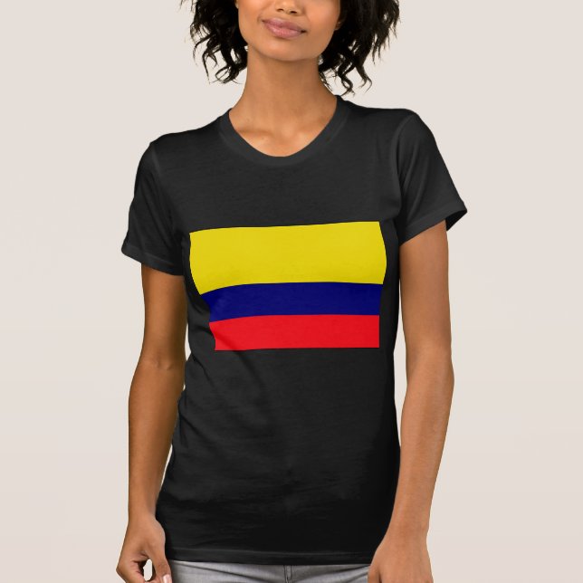 Colombia flagga tee shirt (Framsida)