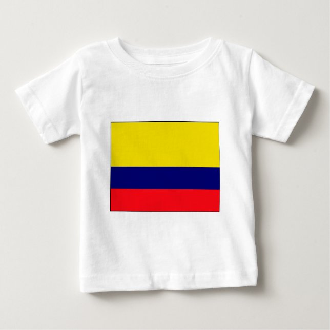 Colombia flagga tee shirt (Framsida)