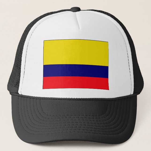Colombia flagga truckerkeps (Framsida)