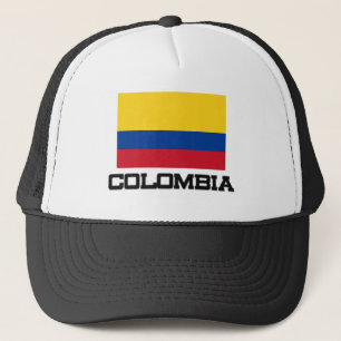 Colombia flagga truckerkeps