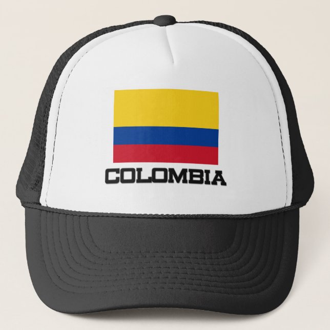 Colombia flagga truckerkeps (Framsida)