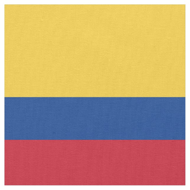 Colombia flagga tyg (Närbild)