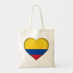 Colombia flagga tygkasse