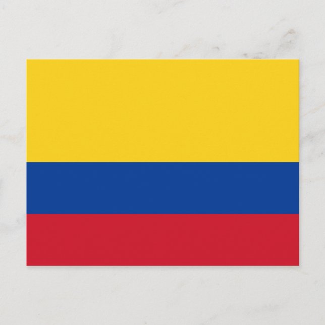 Colombia Flagga Vykort (Framsida)