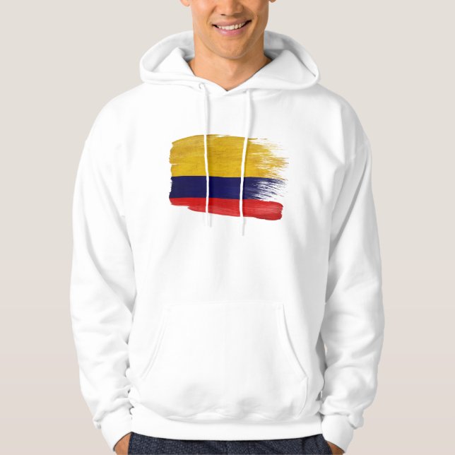 Colombia flaggaHoodie Hoodie (Framsida)