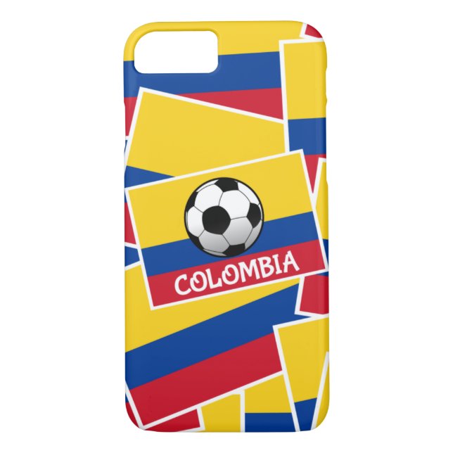 Colombia Football Case-Mate iPhone Skal (Baksida)