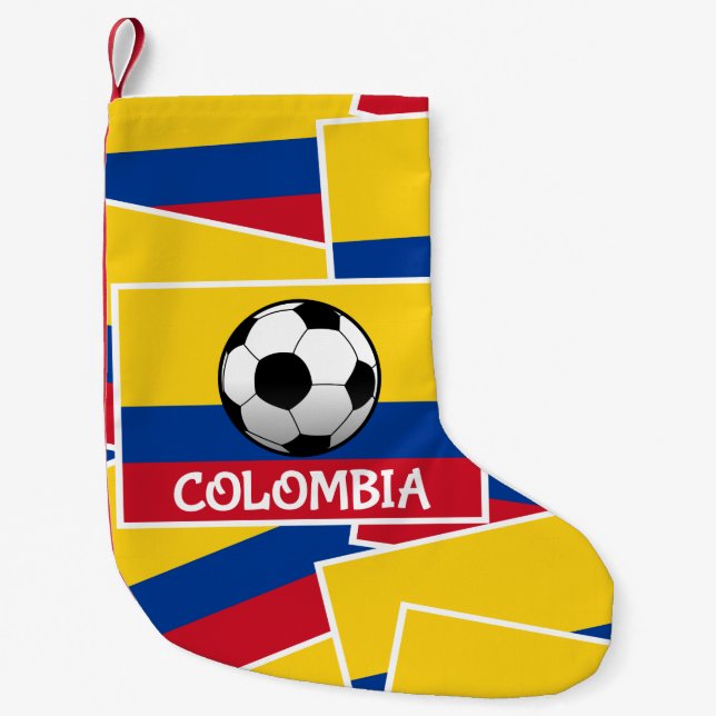Colombia Football Liten Julstrumpa (Framsidan)
