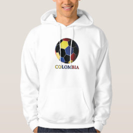 Colombia Fotboll Hoodie